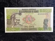 Guinea, 500 Francs 1985, EF, BKN2122