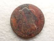 Hampshire, Emsworth, 1794 John Stride Halfpenny Token, Fair, CS12908