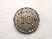 Iceland, 10 Aurar 1940, VF, CS9225