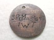 India, 1/4 Anna 1907 (Stamped: SPY MASTERS IWT), Poor, CS10057