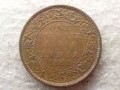 India, Quarter Anna 1862, Fair, CS13727