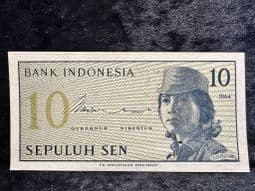 Indonesia, 10 Sen 1964, EF, BN126