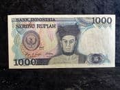 Indonesia, 1000 Rupiah 1987, GVF, BKN2242