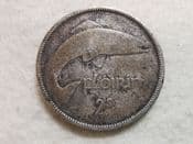 Ireland, Silver (.750), 2 Shillings 1935, Dirty F, CS10733