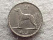 Ireland, Sixpence 1935, AVF, CS13235