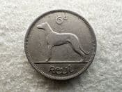 Ireland, Sixpence 1948, VF, CS11267