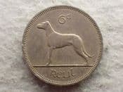 Ireland, Sixpence 1961, VF, CS13119