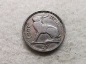 Ireland, Threepence 1942, VF, CS11915