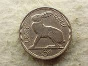 Ireland, Threepence 1961, VF, CS14164