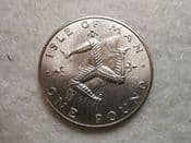 Isle of Man, One Pound 1978 AA, AUNC, CS10841