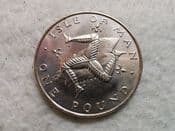 Isle of Man, One Pound 1980 AA, UNC, CS10772