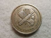 Isle of Man, One Pound 1999 (Cricket), Fair, CS10881
