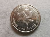 Isle of Man, One Pound 2003 PM, VF, CS10871