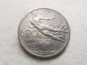 Italy, 20 Centesimi 1908 R, VF, CS10115