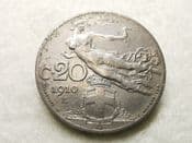 Italy, 20 Centesimi 1910 R, VF, CS9339