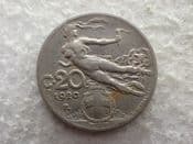Italy, 20 Centesimi 1920 R, AVF, CS14394