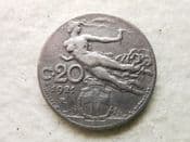 Italy, 20 Centesimi 1921 R, F, CS10492