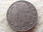 Italy, 20 Centesimi 1940 R, VF, CS13718