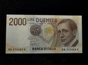 Italy, 2000 Lire 1990 (Marconi), UNC, BKN1324