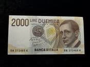 Italy, 2000 Lire 1990 (Marconi), UNC, BKN1325