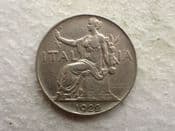 Italy, One Lira 1922 R, VF, CS14548