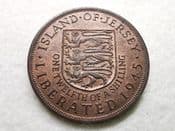 Jersey, 1/12th Shilling 1945 (1954, Liberation), VF, CS9392