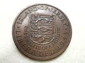 Jersey, 1/12th Shilling 1945 (Liberation), VF, CS9314
