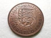 Jersey, 1/12th Shilling 1945 (Liberation), VF Edge Knock, CS9456