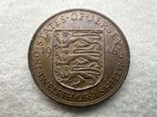 Jersey, 1/12th Shilling 1946, VF, CS11485