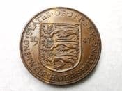 Jersey, 1/12th Shilling 1947, VF, CS7666