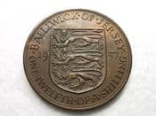 Jersey, 1/12th Shilling 1957, VF, CS6122