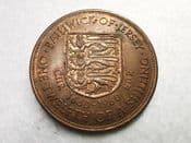 Jersey, 1/12th Shilling 1960 (Charles II), VF, CS7655