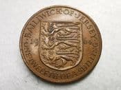 Jersey, 1/12th Shilling 1964, VF, CS7656