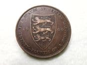 Jersey, 1/24th Shilling 1909, F, CS7793