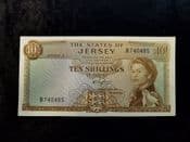 Jersey, 10 Shillings (1963), AEF, BKN1658