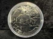 Jersey, 2014 £5 Coin (D-Day 70th Anniversary), UNC Tatty Capsule, OS896