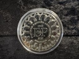 Jersey, 5 Pounds 2017 (QEII Platinum Wedding), No COA, OS674