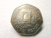 Jersey, 50 Pence 1987, VF, CS5984