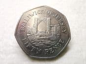 Jersey, 50 Pence 1998, VF, CS7911