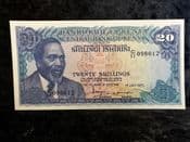 Kenya, 20 Shillings 1977, EF, BKN2284