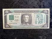 Liberia, 5 Dollars 1989, EF, BKN2303