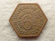 London, Co-Op Society, 6d Shop Token, VF, CS13563