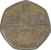 London Olympics, 50p 2011, Aquatics, Circulated, Choose Quantity