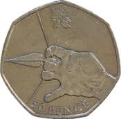 London Olympics, 50p 2011, Archery, Circulated, Choose Quantity