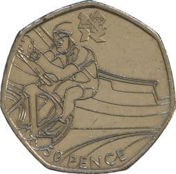 London Olympics, 50p 2011, Cycling, Circulated, Choose Quantity
