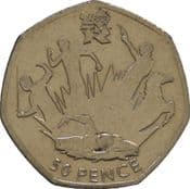 London Olympics, 50p 2011, Modern Pentathlon, Circulated, Choose Quantity