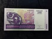 Madagascar, 1000 Ariary/5000 Francs 2004, UNC, BKN1546