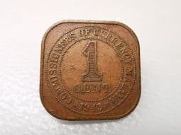 Malaya, One Cent 1943, F, CS937