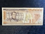 Mexico, 5000 Pesos 1989, AEF, BKN2515