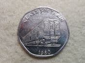 National Transport, 20 Pence Token 1980, VF, CS10765